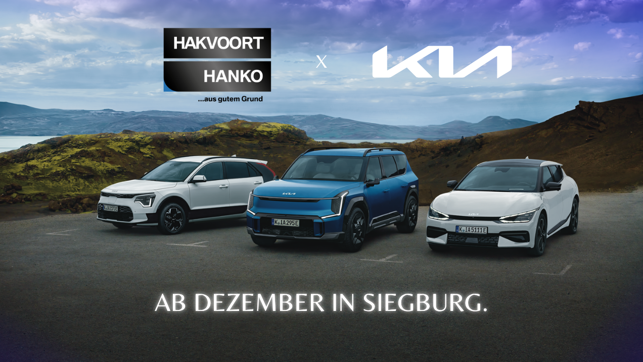 Kia ab Dezember bei Hakvoort/ HANKO